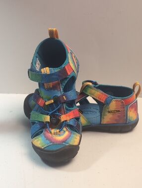 Keen Kids Tie-Dye Closed-Toe Sport Sandals - Size 4 Washable